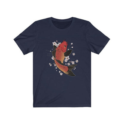 Prosperous Koi In The Sakura Pond Unisex Tee