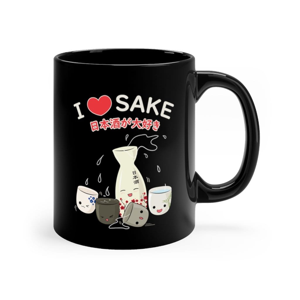 I Love Sake Coffee Mug 11oz