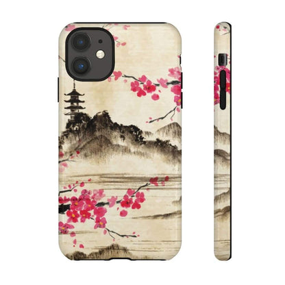 Sakura Classical Lake Impact Resist Phone Case