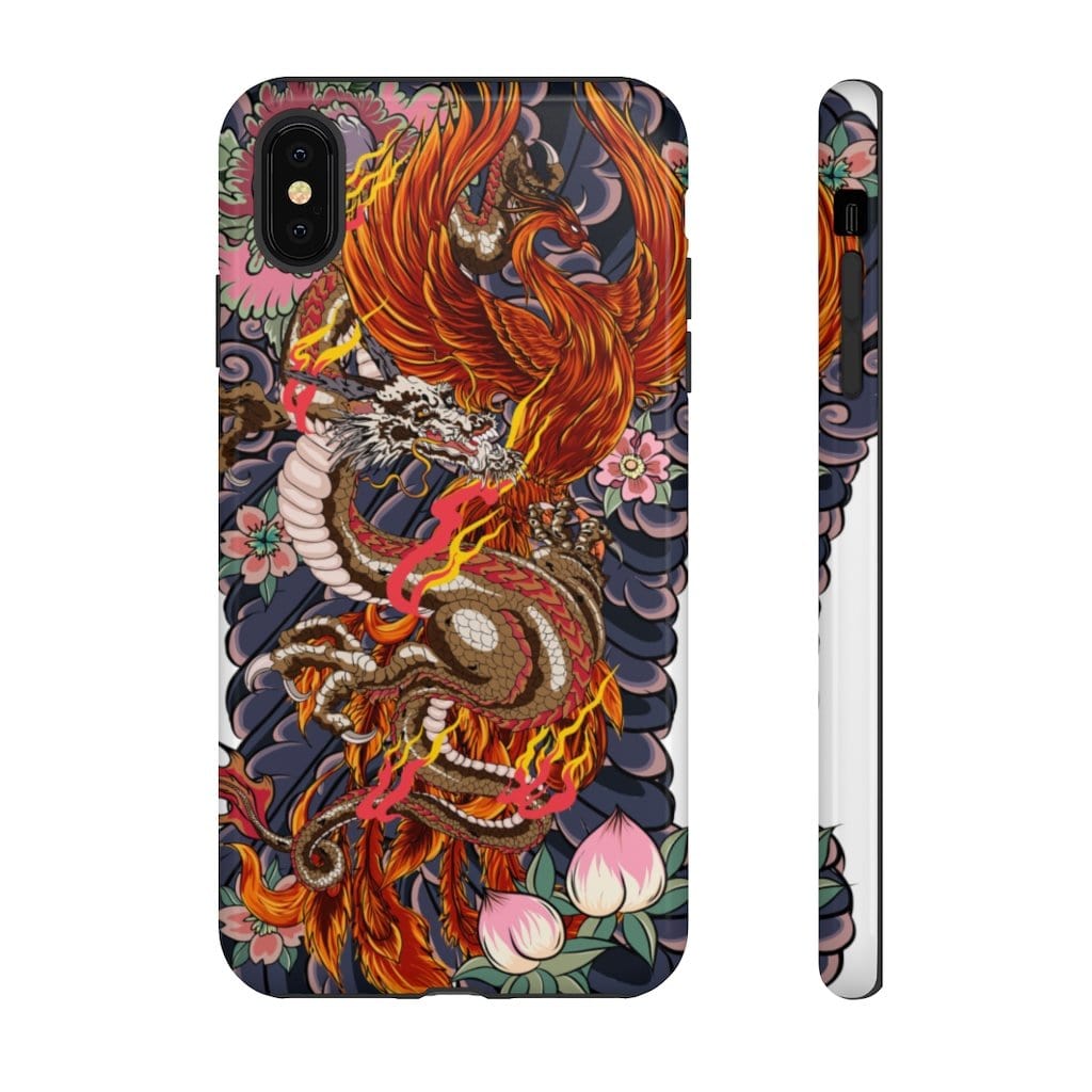 Rise Of The Dragon And Phoenix Impact Resist Phone Case