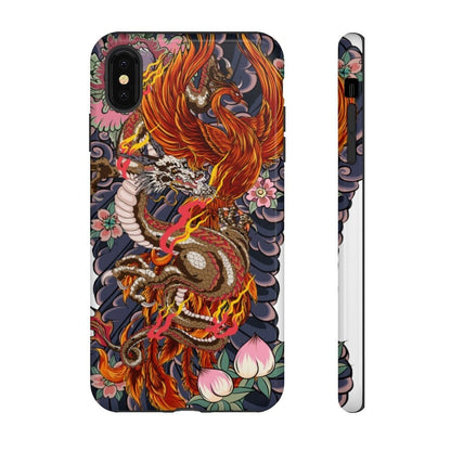 Rise Of The Dragon And Phoenix Impact Resist Phone Case