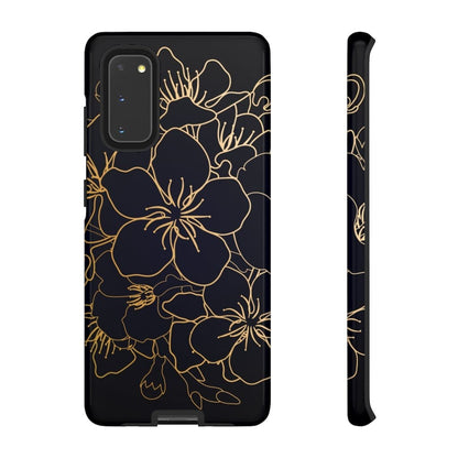 Golden Sakura Impact Resist Phone Case