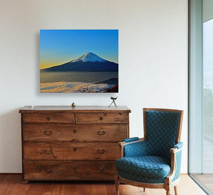 Mt Fuji Mystifying Views (Premium Canvas Art w/ 1.25" Depth Frame Ready To Hang)