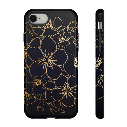 Golden Sakura Impact Resist Phone Case