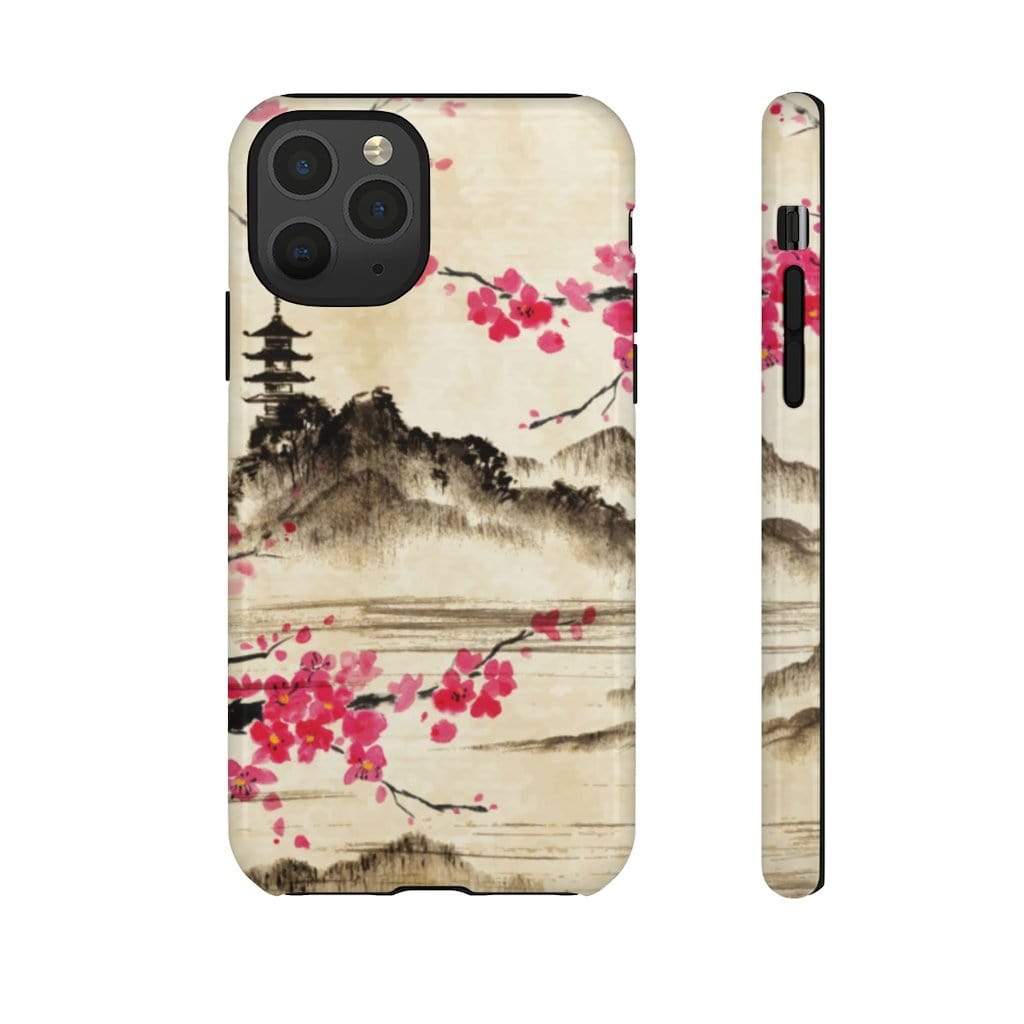 Sakura Classical Lake Impact Resist Phone Case