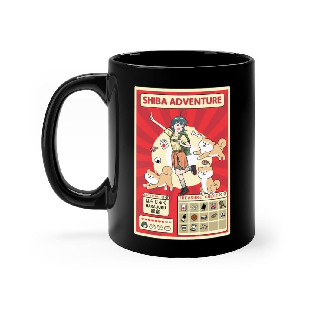 Shiba Adventure Coffee Mug 11oz