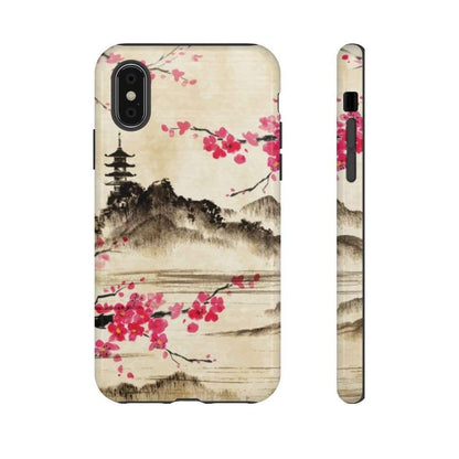 Sakura Classical Lake Impact Resist Phone Case