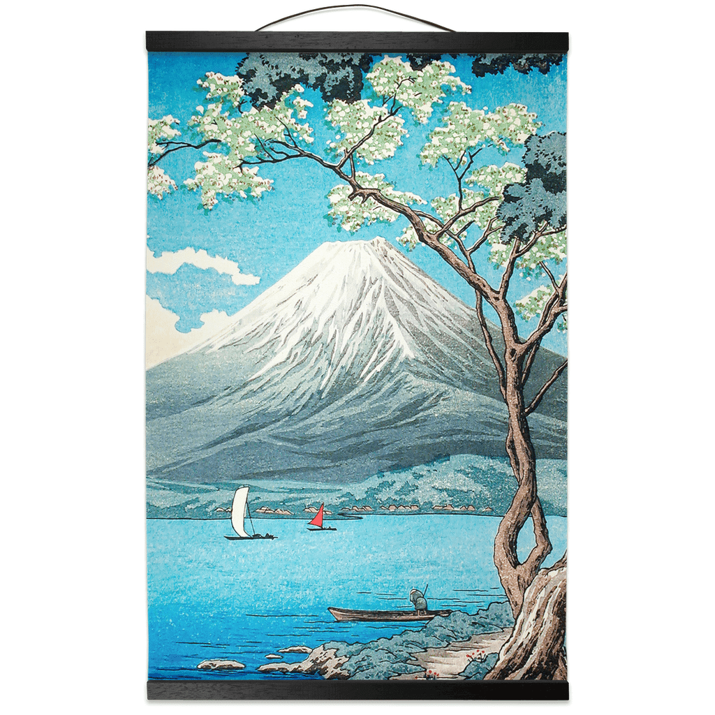 Majestic Fuji Hanging Canvas Scroll