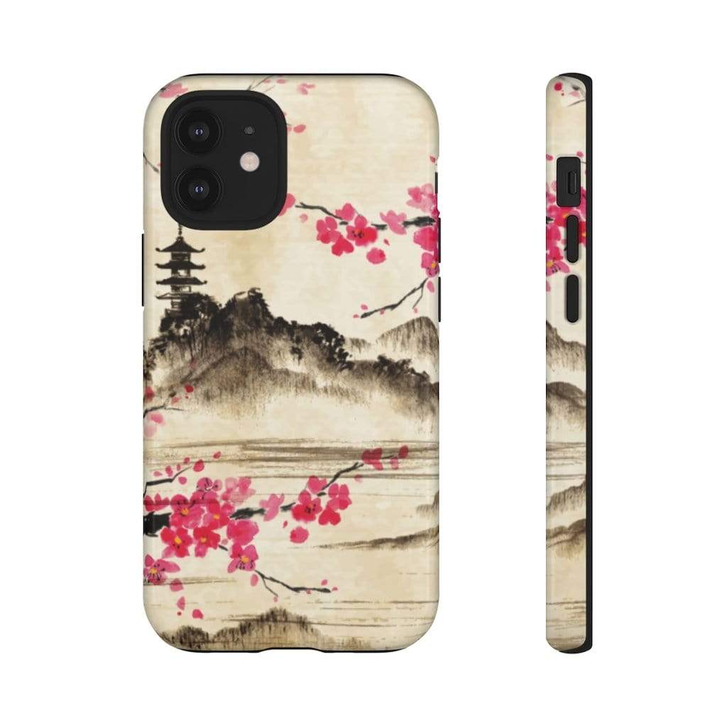 Sakura Classical Lake Impact Resist Phone Case