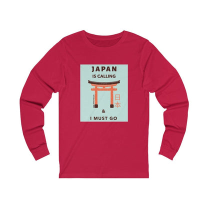 Japan Is Calling And I Must Go - V3 Unisex Long Sleeve Tee