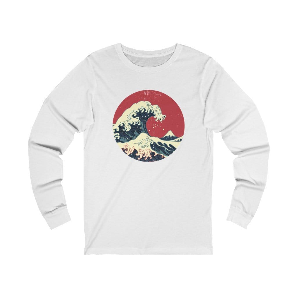 The Great Wave V2 Unisex Long Sleeve Tee