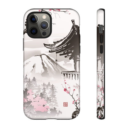 Mystic Fuji Blooms In Spring Impact Resist Phone Case