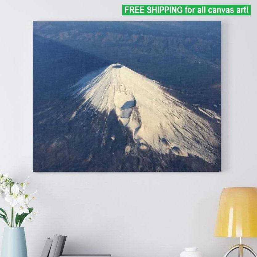 Mt Fuji Only One Standing (Premium Canvas Art w/ 1.25" Depth Frame Ready To Hang)