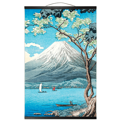 Majestic Fuji Hanging Canvas Scroll