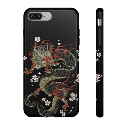 Power Dragon Sakura Impact Resist Phone Case