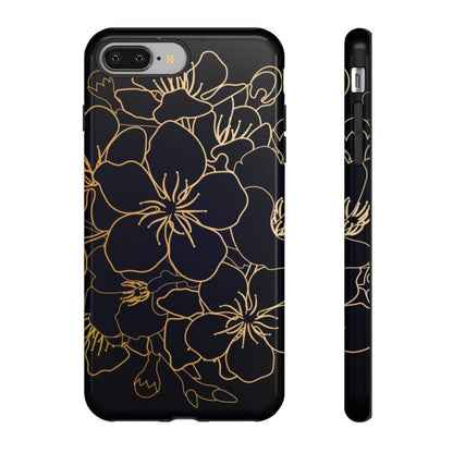 Golden Sakura Impact Resist Phone Case