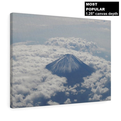 Mt Fuji Above The Clouds (Premium Canvas Art w/ 1.25" Depth Frame Ready To Hang)