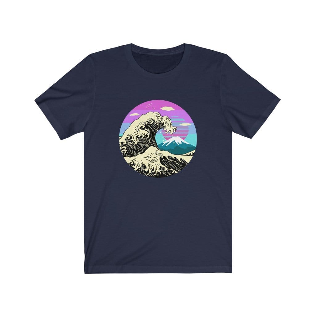 Great Wave Cyberpunk Unisex Tee