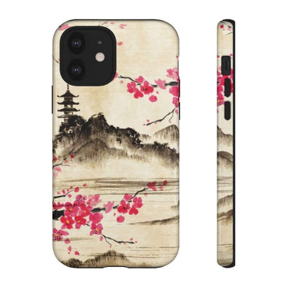 Sakura Classical Lake Impact Resist Phone Case