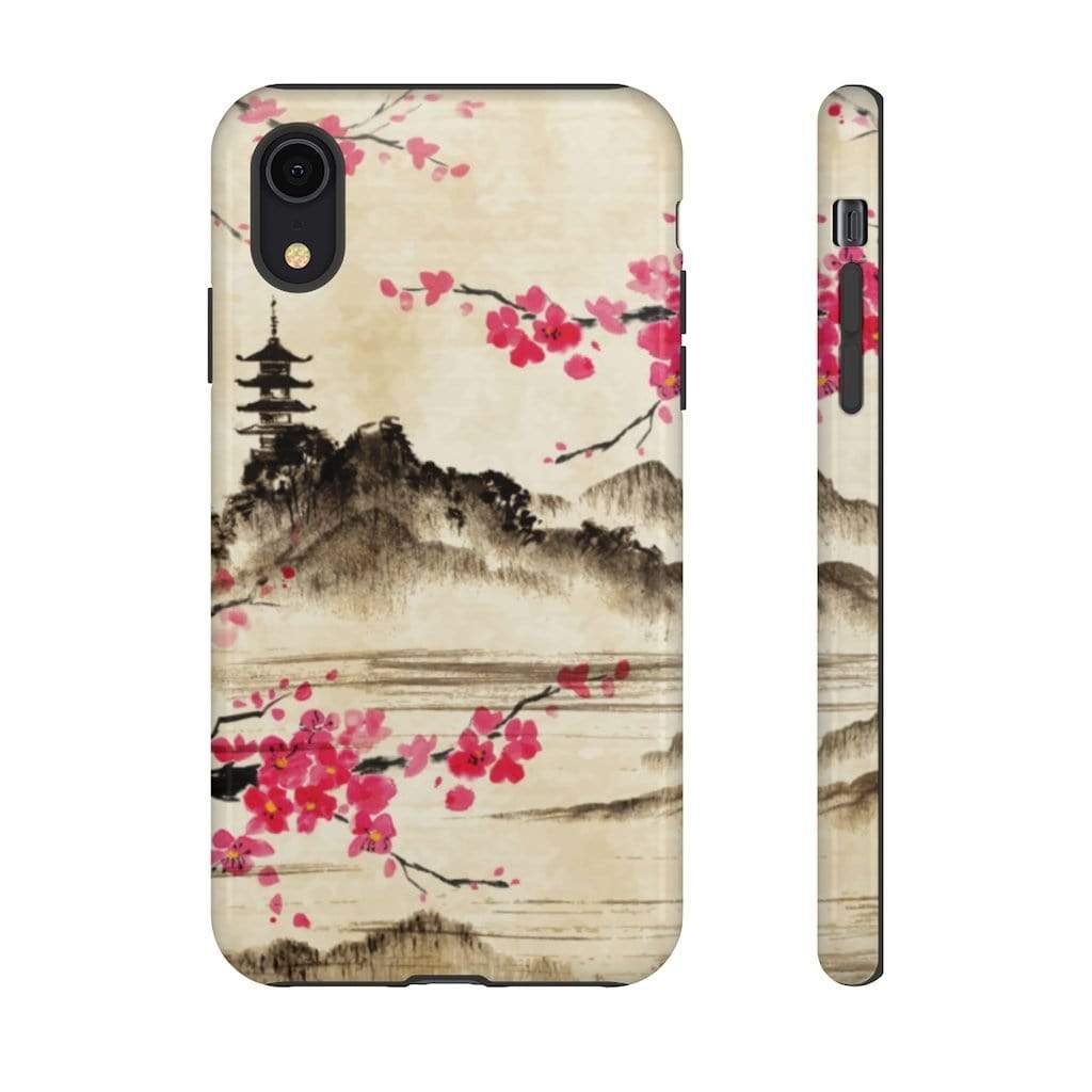 Sakura Classical Lake Impact Resist Phone Case