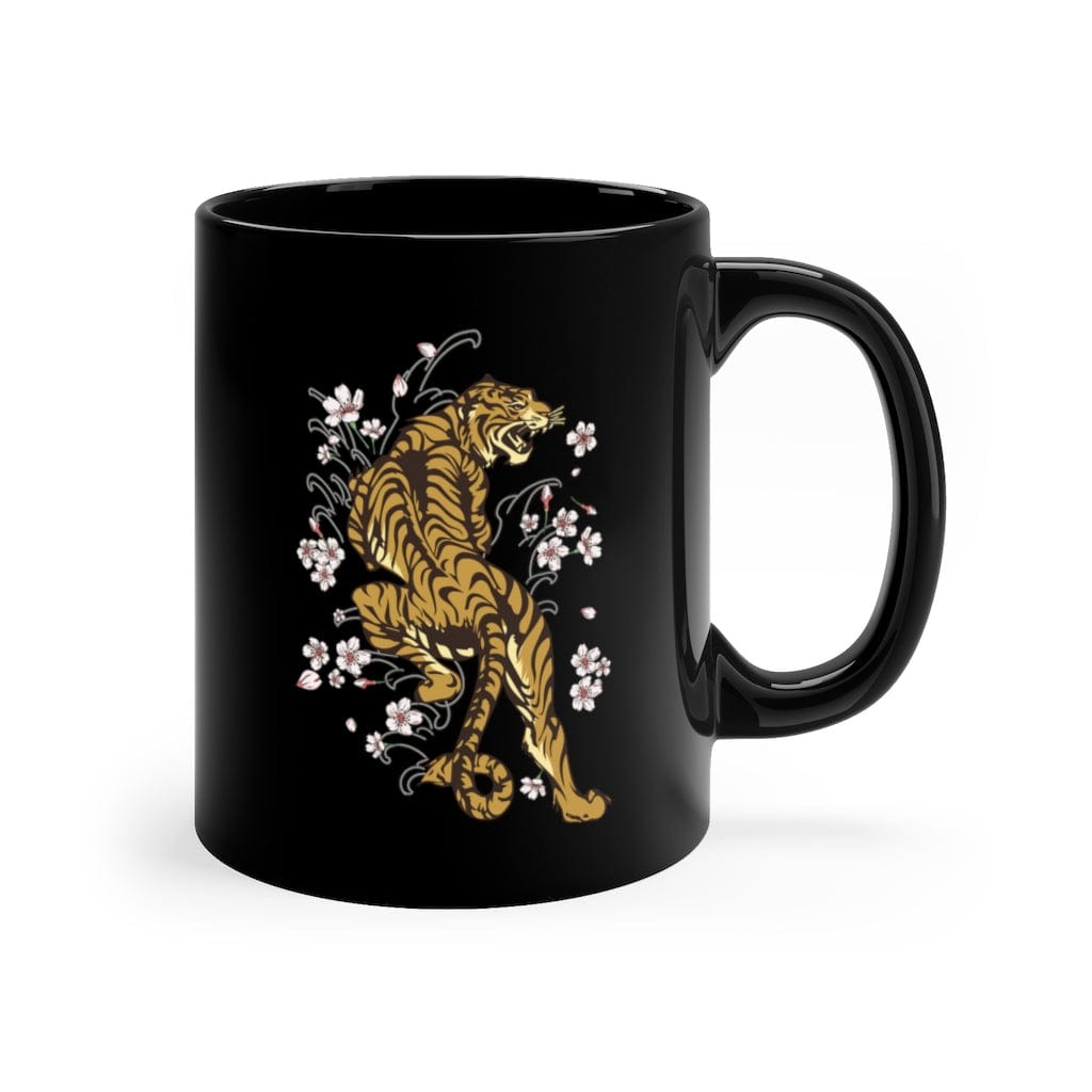 Tiger Sakura Coffee Mug 11oz