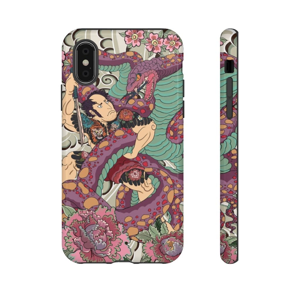 Legendary Tale Of Warrior And Serpent Impact Resist Phone Case