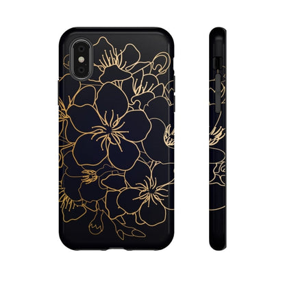 Golden Sakura Impact Resist Phone Case