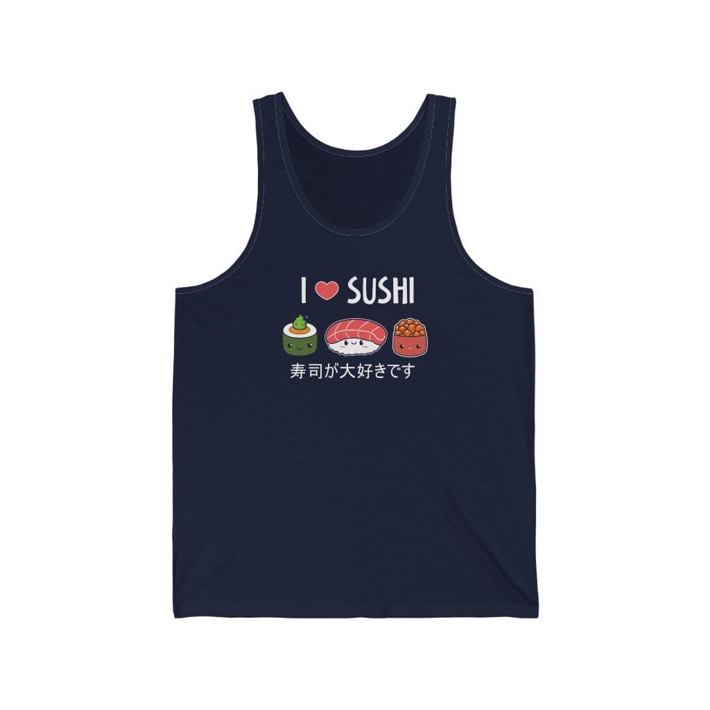 I Love Sushi Unisex Tank