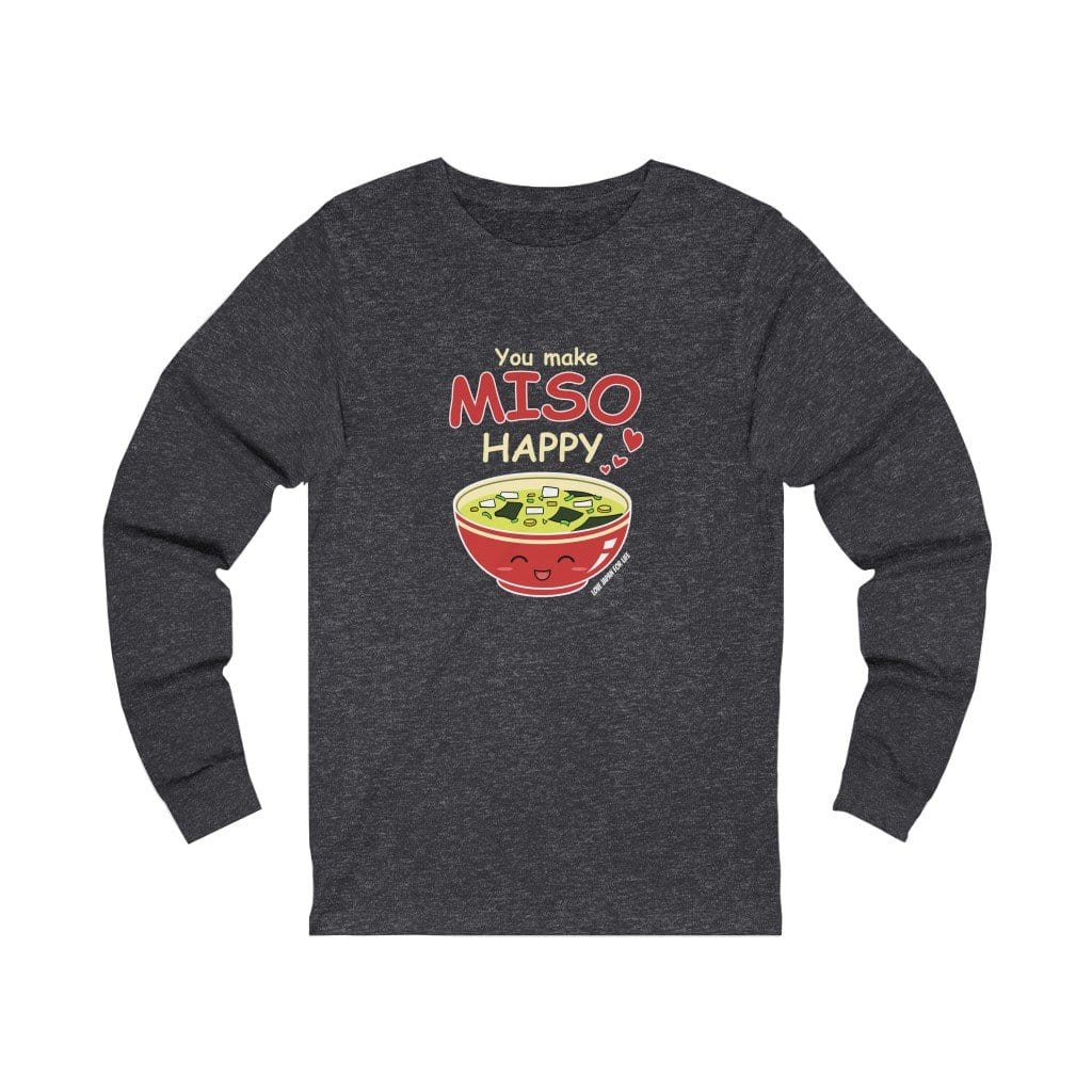 Miso Happy Unisex Long Sleeve Tee