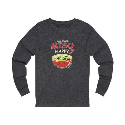 Miso Happy Unisex Long Sleeve Tee