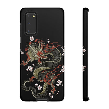 Power Dragon Sakura Impact Resist Phone Case