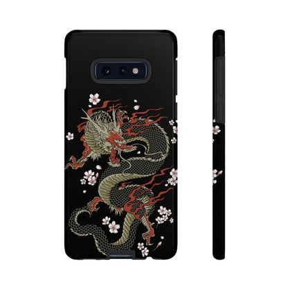 Power Dragon Sakura Impact Resist Phone Case