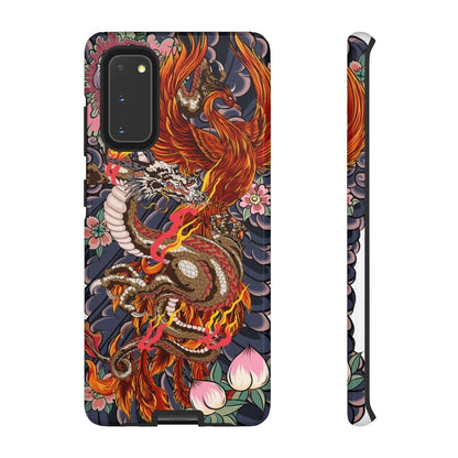 Rise Of The Dragon And Phoenix Impact Resist Phone Case