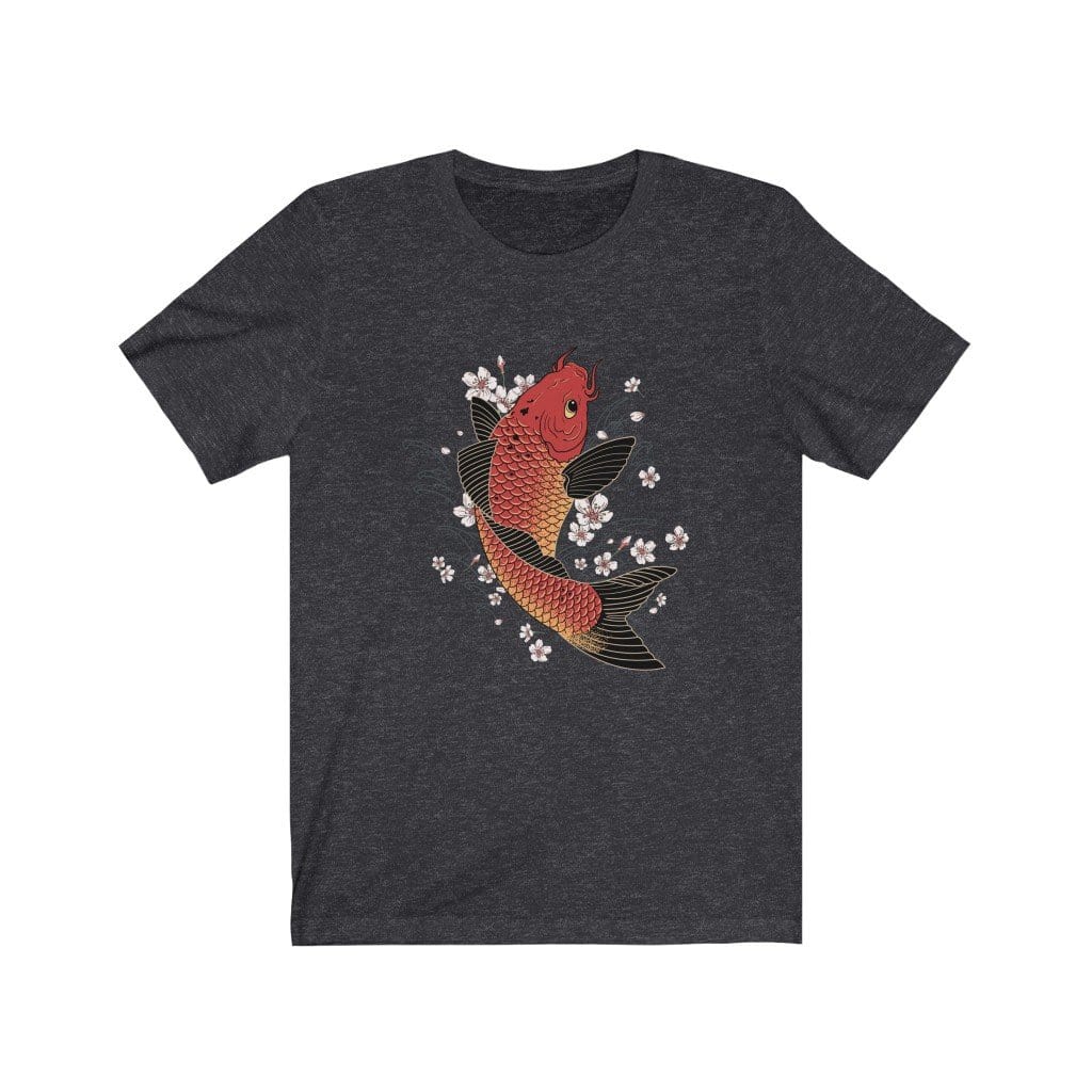 Prosperous Koi In The Sakura Pond Unisex Tee