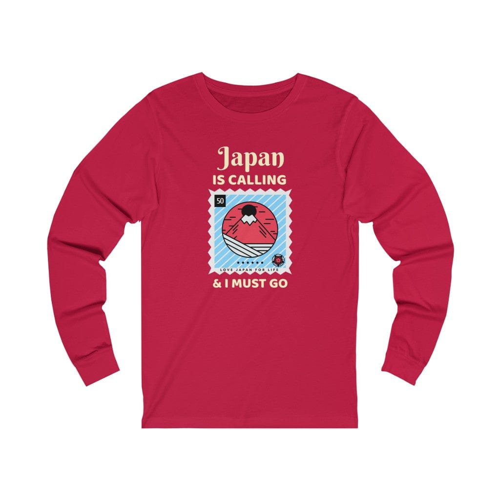 Japan Is Calling And I Must Go - V1 Unisex Long Sleeve Tee