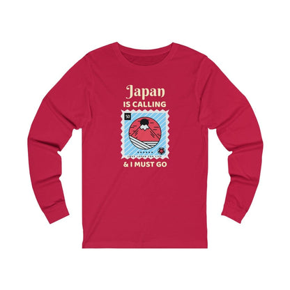 Japan Is Calling And I Must Go - V1 Unisex Long Sleeve Tee